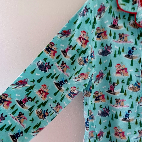Wondershop Flanel Pajama with Sledding Dogs Print, size L - Picture 4 of 13